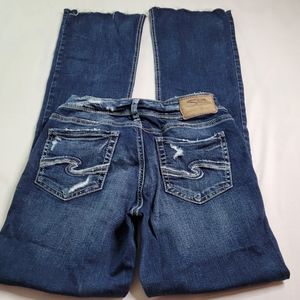 Silver jean Co womens suki  boot cut waist 27/ length 34
